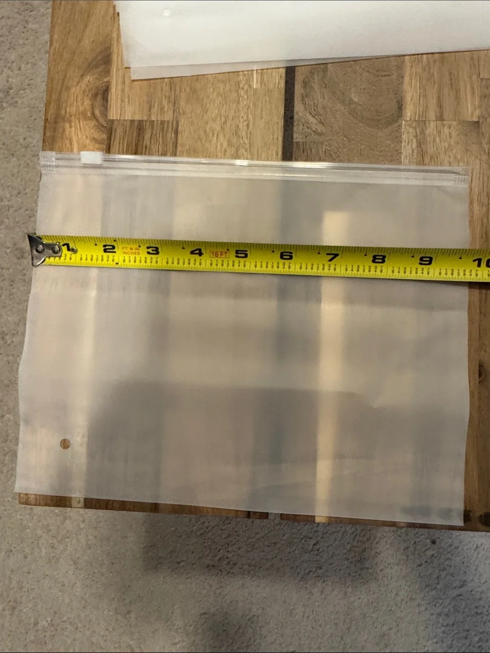 (30) Frosted Reusable Zip Seal swimsuit Storage Bags